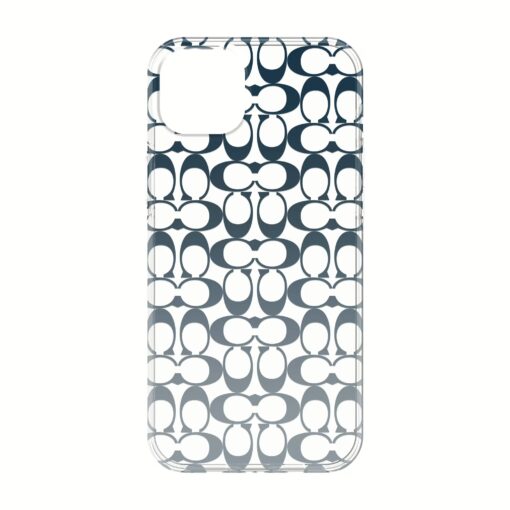 Coach รุ่น Protective Case - เคส iPhone 14 Plus - ลาย Signature C Blue Ombre - Image 7