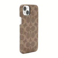 Coach รุ่น Slim Wrap Case - เคส iPhone 14 Plus - ลาย Signature C Tan