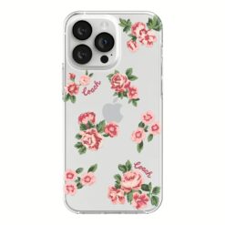 Coach รุ่น Protective Case - เคส iPhone 14 Pro Max - ลาย Punk Rose Pink