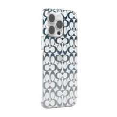 Coach รุ่น Protective Case - เคส iPhone 14 Pro Max - ลาย Signature C Blue Ombre