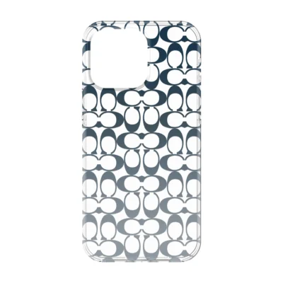 Coach รุ่น Protective Case - เคส iPhone 14 Pro Max - ลาย Signature C Blue Ombre