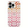 Coach รุ่น Protective Case - เคส iPhone 14 Pro Max - ลาย Signature C Pink Ombre Glitter