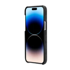 Coach รุ่น Slim Wrap Case - เคส iPhone 14 Pro Max - ลาย Signature C Black