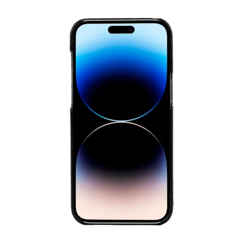 Coach รุ่น Slim Wrap Case - เคส iPhone 14 Pro Max - ลาย Signature C Black