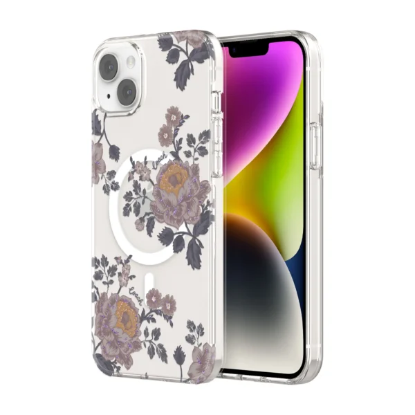 Coach รุ่น Protective Case with MagSafe - เคส iPhone 14 Plus - ลาย Moody Floral