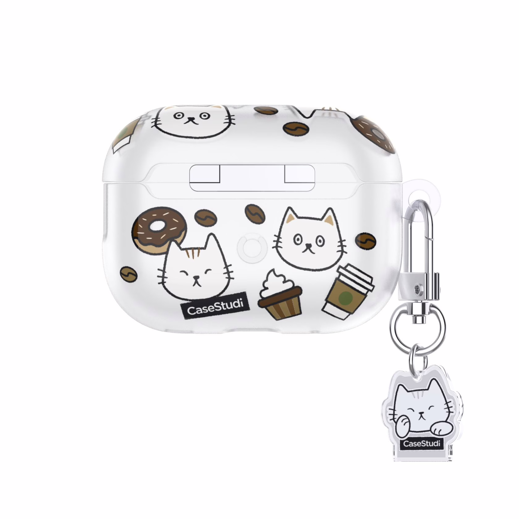 Casestudi รุ่น Cast - เคส Airpods Pro 2 - ลาย Coffee Cat