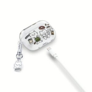 Casestudi รุ่น Cast - เคส Airpods Pro 2 - ลาย Coffee Cat