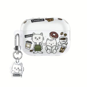 Casestudi รุ่น Cast - เคส Airpods Pro 2 - ลาย Coffee Cat