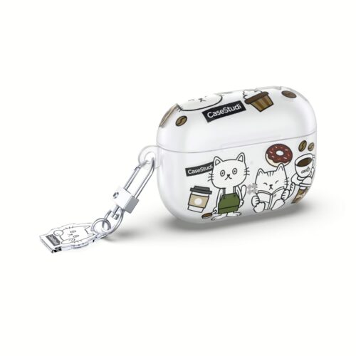 Casestudi รุ่น Cast - เคส Airpods Pro 2 - ลาย Coffee Cat - Image 8