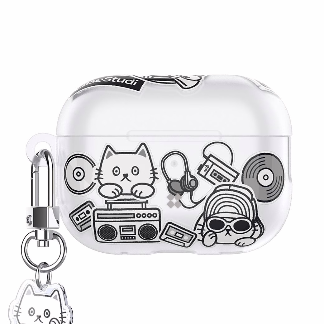 Casestudi รุ่น Cast - เคส Airpods Pro 2 - ลาย Music Cat