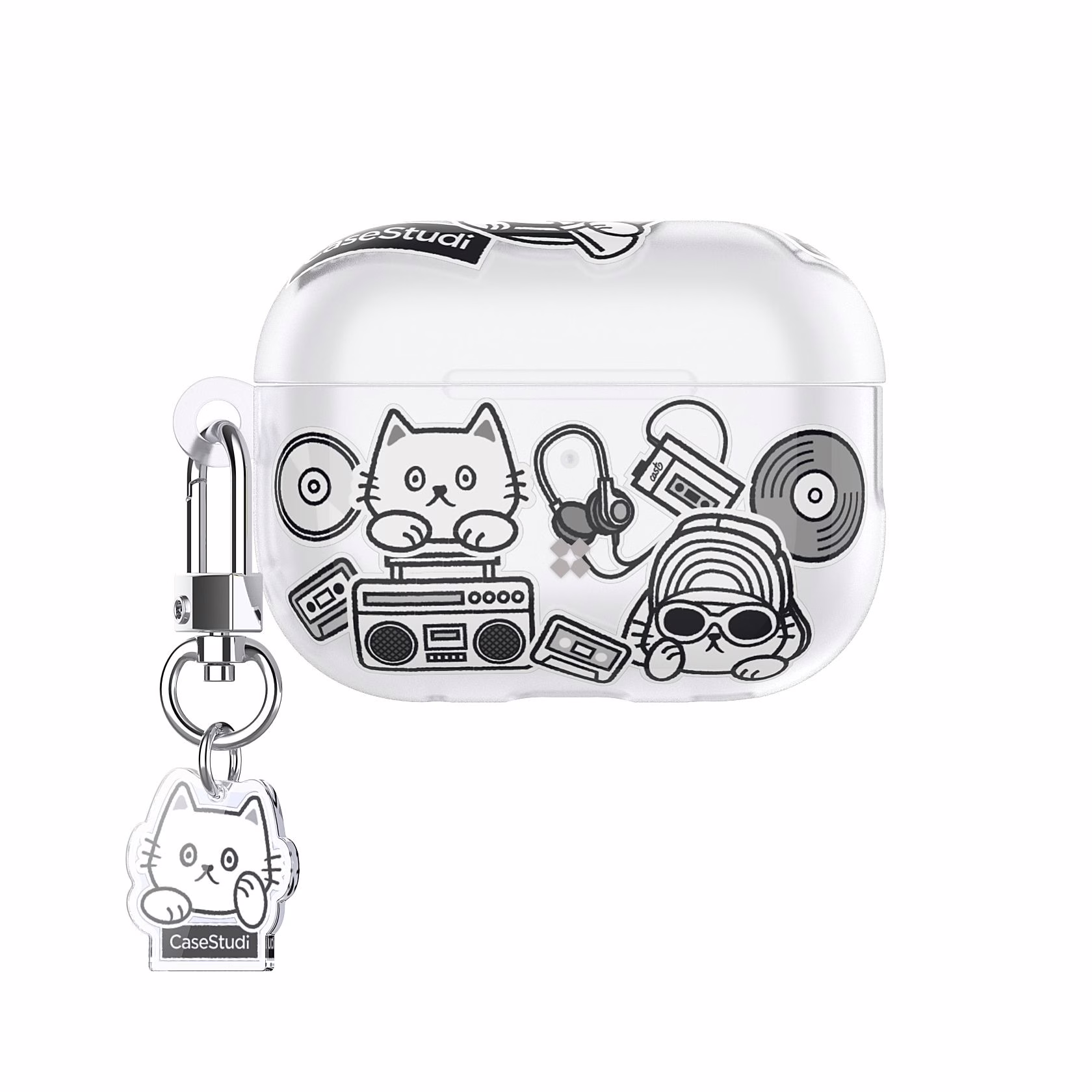 Casestudi รุ่น Cast - เคส Airpods Pro 2 - ลาย Music Cat