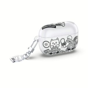 Casestudi รุ่น Cast - เคส Airpods Pro 2 - ลาย Music Cat