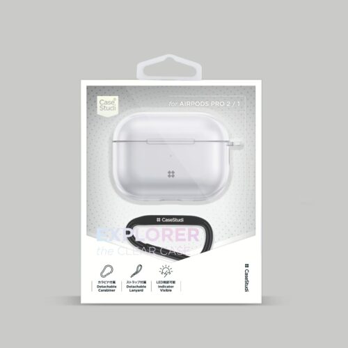 Casestudi รุ่น Explorer Clear - เคส Airpods Pro 2 - สี Crystal Clear - Image 4