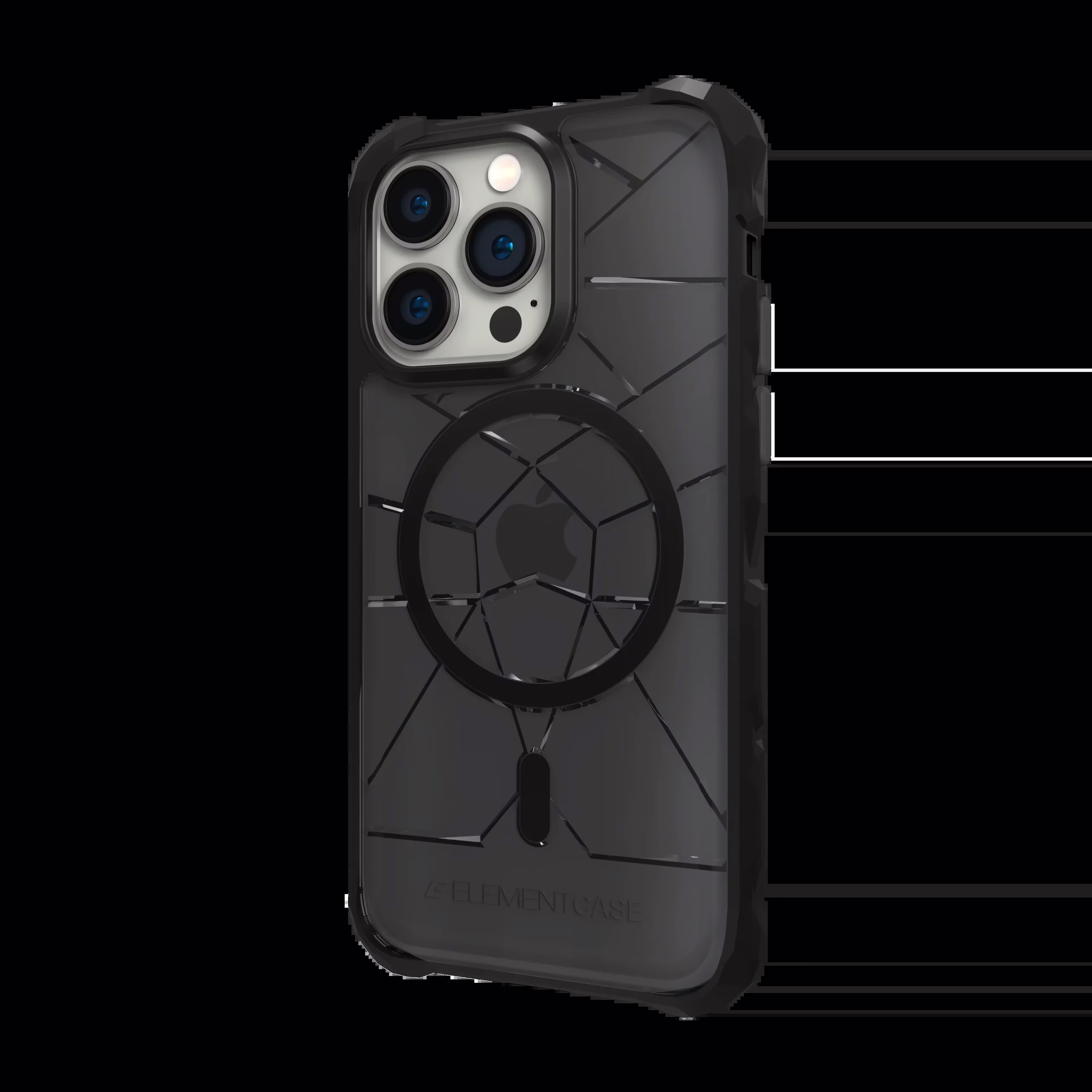Element Case รุ่น Special Ops with MagSafe - เคส iPhone 14 Pro - สี Smoke/Black