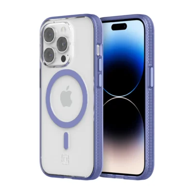 Incipio รุ่น Idol with MagSafe - เคส iPhone 14 Pro - สี Misty Lavender/Clear