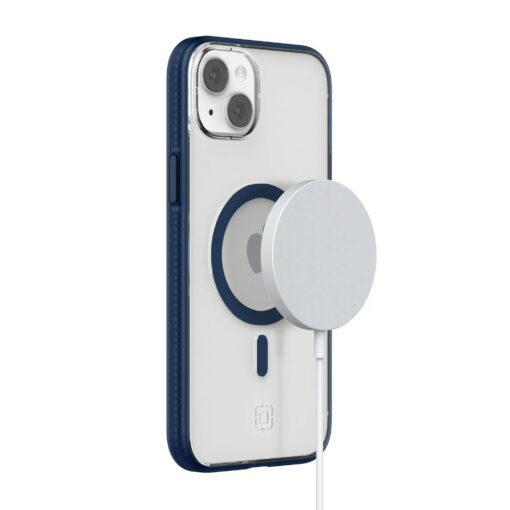 Incipio รุ่น Idol with MagSafe - เคส iPhone 14 Plus - สี Midnight Navy/Clear - Image 5