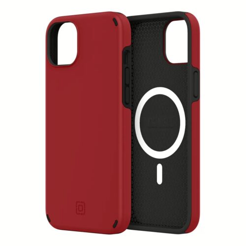 Incipio รุ่น Duo with MagSafe - เคส iPhone 14 Plus - สี Scarlet Red/Black - Image 8