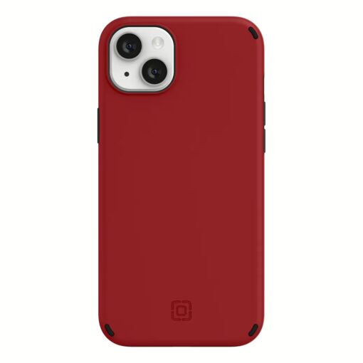 Incipio รุ่น Duo with MagSafe - เคส iPhone 14 Plus - สี Scarlet Red/Black