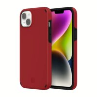 Incipio รุ่น Duo with MagSafe - เคส iPhone 14 Plus - สี Scarlet Red/Black