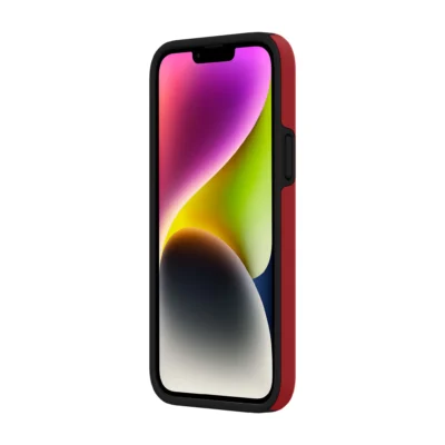 Incipio รุ่น Duo with MagSafe - เคส iPhone 14 Plus - สี Scarlet Red/Black