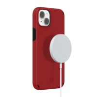 Incipio รุ่น Duo with MagSafe - เคส iPhone 14 Plus - สี Scarlet Red/Black