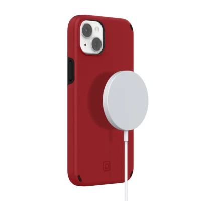 Incipio รุ่น Duo with MagSafe - เคส iPhone 14 Plus - สี Scarlet Red/Black
