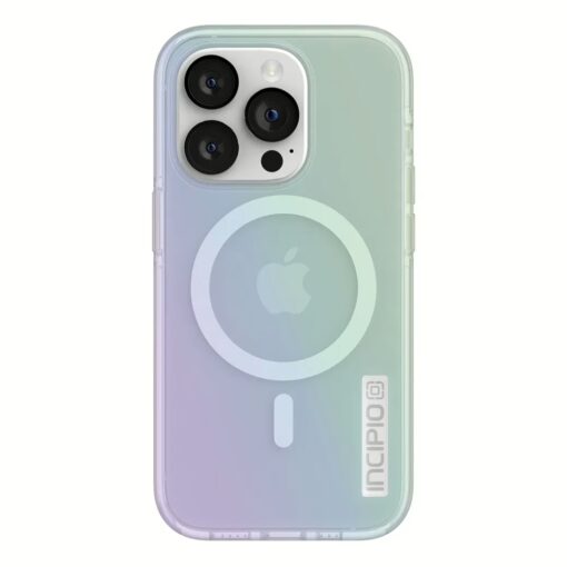 Incipio รุ่น DualPro Platinum with MagSafe - เคส iPhone 14 Pro - สี Platinum Iridescent