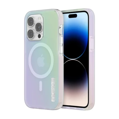 Incipio รุ่น DualPro Platinum with MagSafe - เคส iPhone 14 Pro - สี Platinum Iridescent