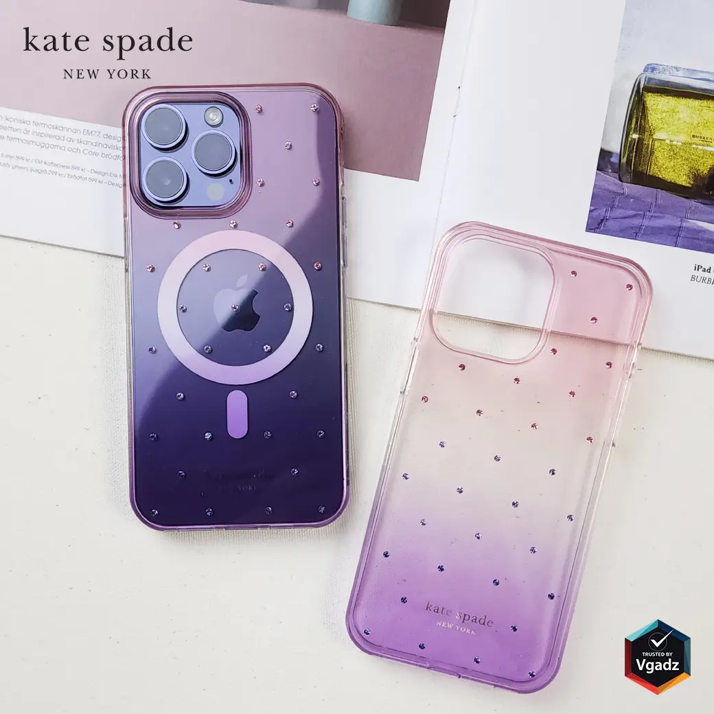 เคส Kate Spade New York รุ่น Defensive Hardshell with MagSafe - iPhone 14 Pro Max - ลาย Ombre Pin Dot