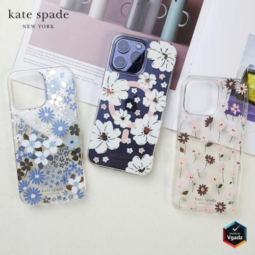 Kate Spade New York รุ่น Protective Hardshell Case - เคส iPhone 14 Pro Max - ลาย Flower Fields - Image 8
