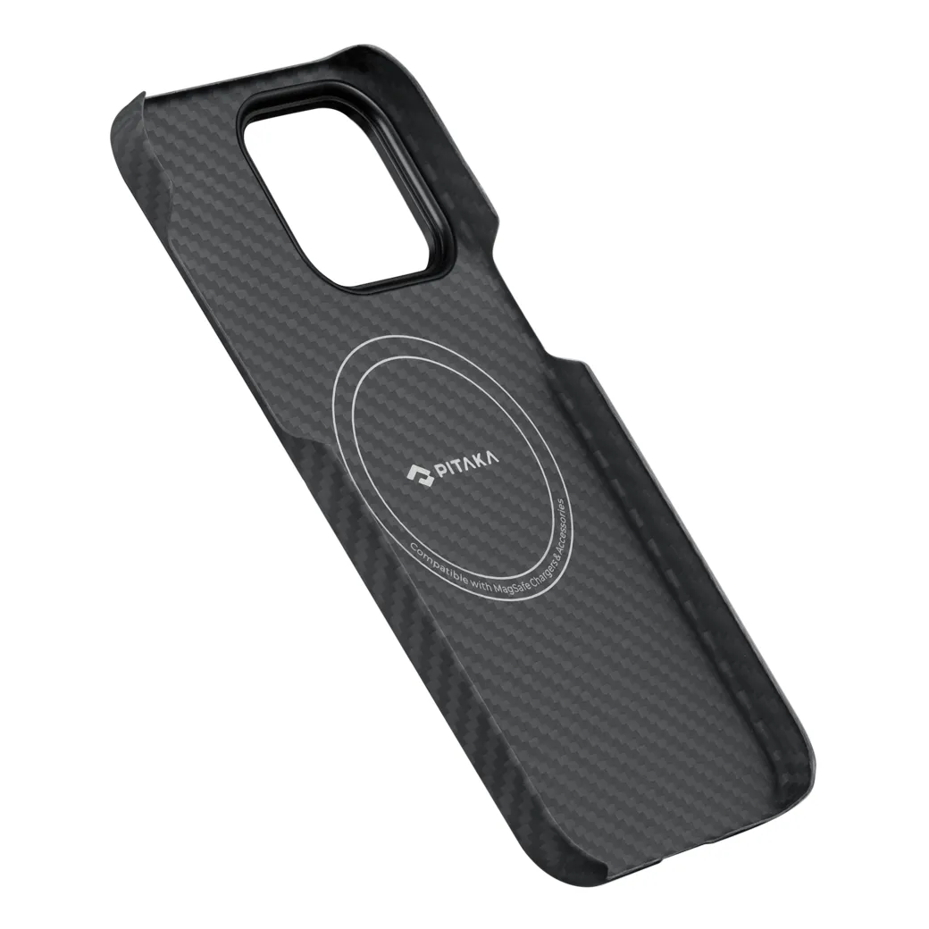 เคส PITAKA รุ่น MagEZ Case 3 - iPhone 14 Pro - สี Black/Grey Twill (1500D)