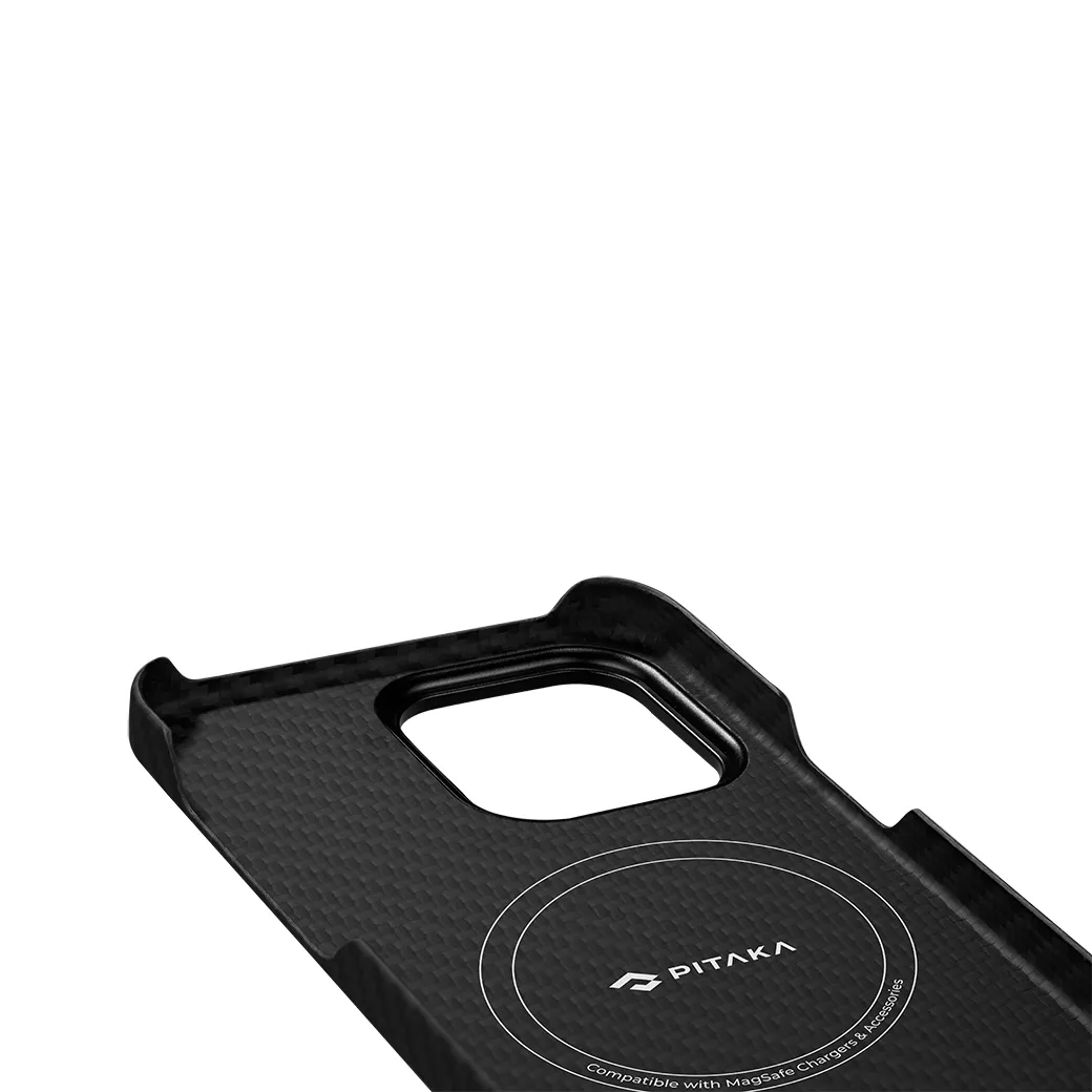 เคส PITAKA รุ่น MagEZ Case 3 - iPhone 14 Pro - สี Black/Grey Twill (1500D)