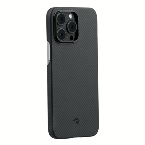 Pitaka รุ่น MagEZ Case 3 - เคส iPhone 14 Pro Max - สี Black/Grey Twill (600D) - Image 3