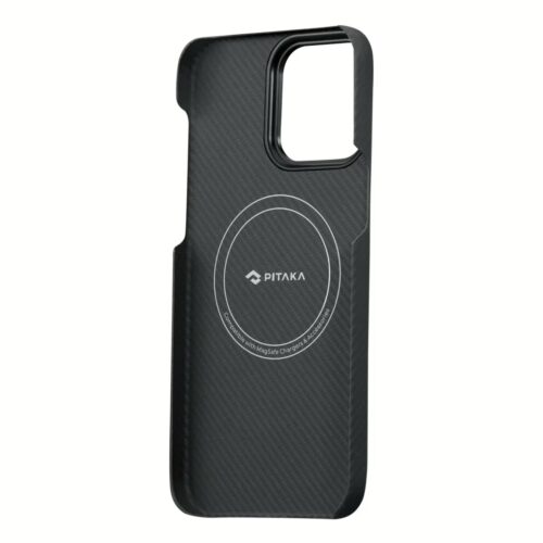 Pitaka รุ่น MagEZ Case 3 - เคส iPhone 14 Pro Max - สี Black/Grey Twill (600D) - Image 6