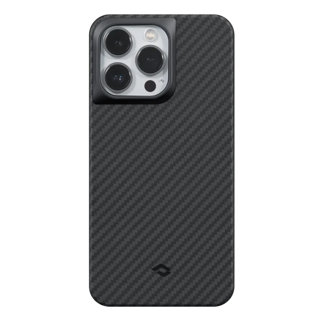 เคส Pitaka รุ่น MagEZ Case Pro 3 - iPhone 14 Pro Max - สี Black/Grey Twill (1500D)