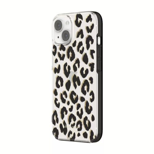 Kate Spade New York รุ่น Protective Hardshell Case - เคส iPhone 14 - ลาย City Leopard Black - Image 2