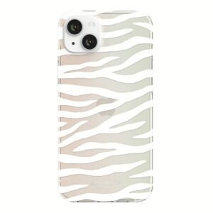 Kate Spade New York รุ่น Protective Hardshell Case - เคส iPhone 14 Plus - ลาย White Zebra