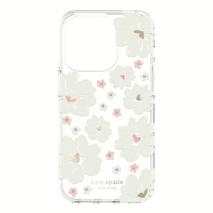 Kate Spade New York รุ่น Protective Hardshell Case - เคส iPhone 14 Pro - ลาย Classic Peony