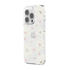 Kate Spade New York รุ่น Protective Hardshell Case - เคส iPhone 14 Pro - ลาย Classic Peony