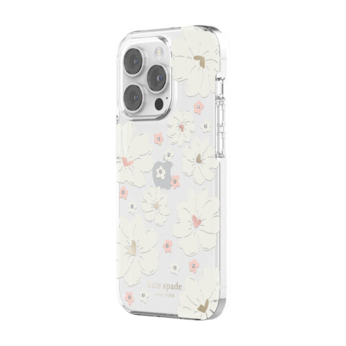 Kate Spade New York รุ่น Protective Hardshell Case - เคส iPhone 14 Pro - ลาย Classic Peony