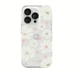 Kate Spade New York รุ่น Protective Hardshell Case - เคส iPhone 14 Pro - ลาย Classic Peony