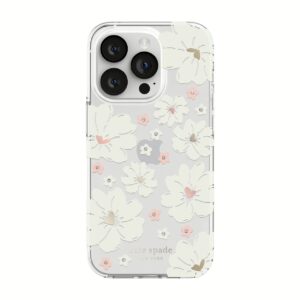 Kate Spade New York รุ่น Protective Hardshell Case - เคส iPhone 14 Pro - ลาย Classic Peony