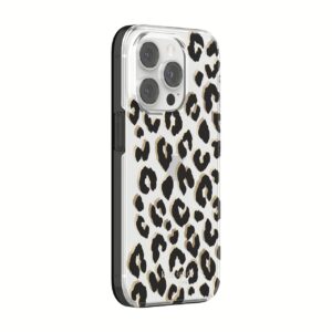 Kate Spade New York รุ่น Protective Hardshell Case - เคส iPhone 14 Pro - ลาย City Leopard Black