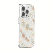 Kate Spade New York รุ่น Protective Hardshell Case - เคส iPhone 14 Pro - ลาย Gold Floral
