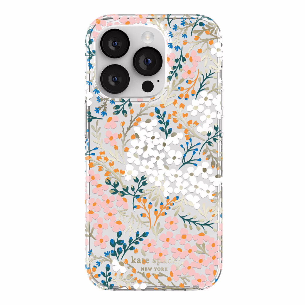 Kate Spade New York รุ่น Protective Hardshell Case - เคส iPhone 14 Pro - ลาย Multi Floral