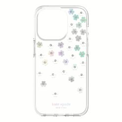 Kate Spade New York รุ่น Protective Hardshell Case - เคส iPhone 14 Pro - ลาย Scattered Flowers