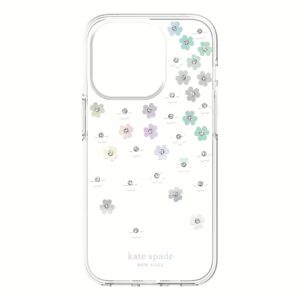 Kate Spade New York รุ่น Protective Hardshell Case - เคส iPhone 14 Pro - ลาย Scattered Flowers