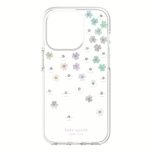 Kate Spade New York รุ่น Protective Hardshell Case - เคส iPhone 14 Pro - ลาย Scattered Flowers - Image 7