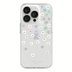 Kate Spade New York รุ่น Protective Hardshell Case - เคส iPhone 14 Pro - ลาย Scattered Flowers