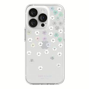 Kate Spade New York รุ่น Protective Hardshell Case - เคส iPhone 14 Pro - ลาย Scattered Flowers